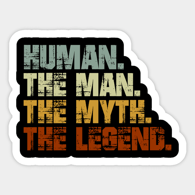 Human Sticker by designbym